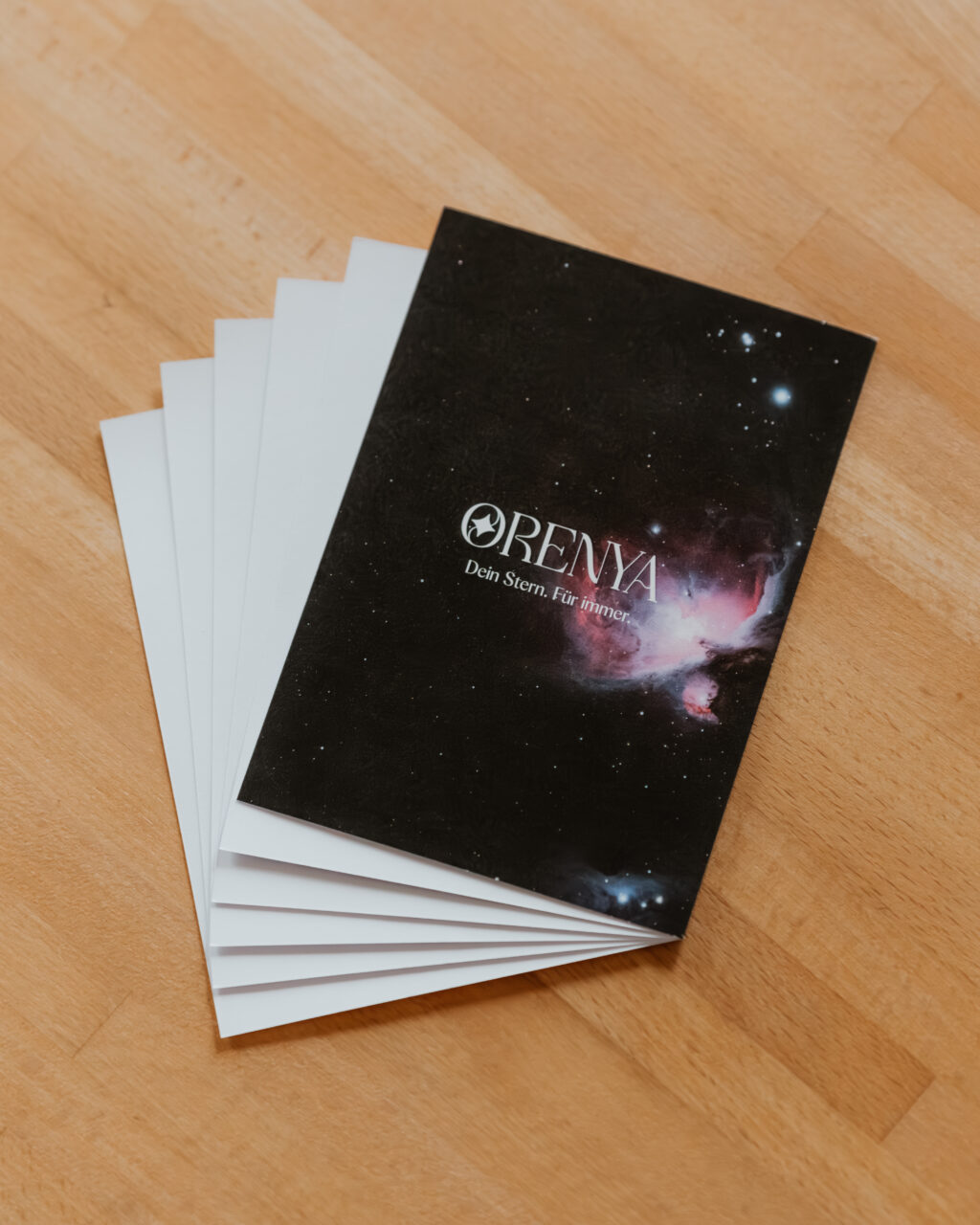 Orenya Sterntaufe Sternkarten