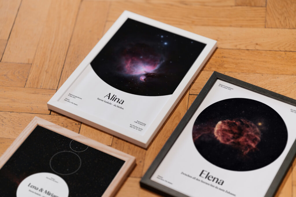 Orenya Sterntaufe Zertifikate